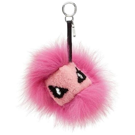 fendi bag charm monster|fendi fox fur charm.